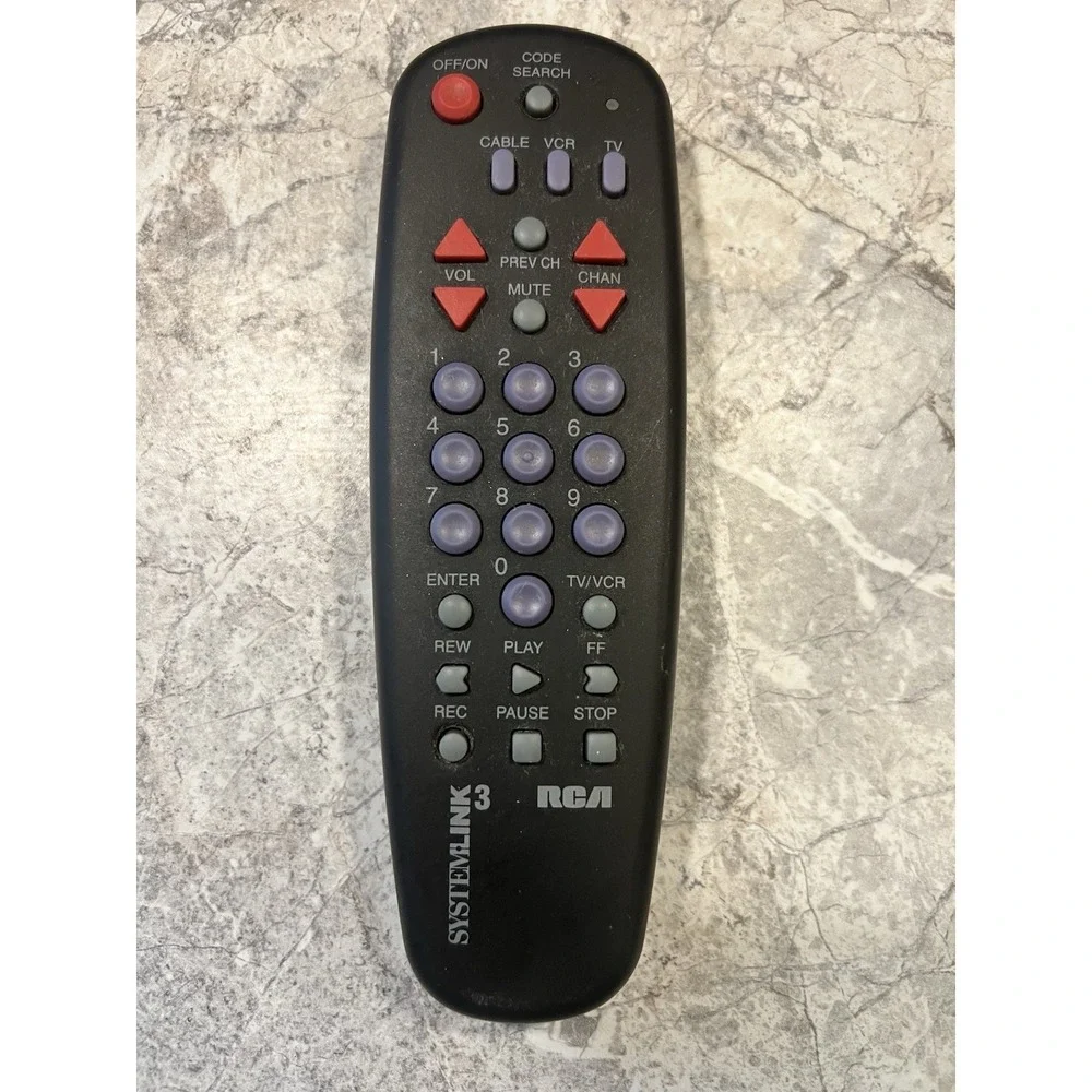 RCA SystemLink 3 Universal Remote Control TV VCR Cable OEM